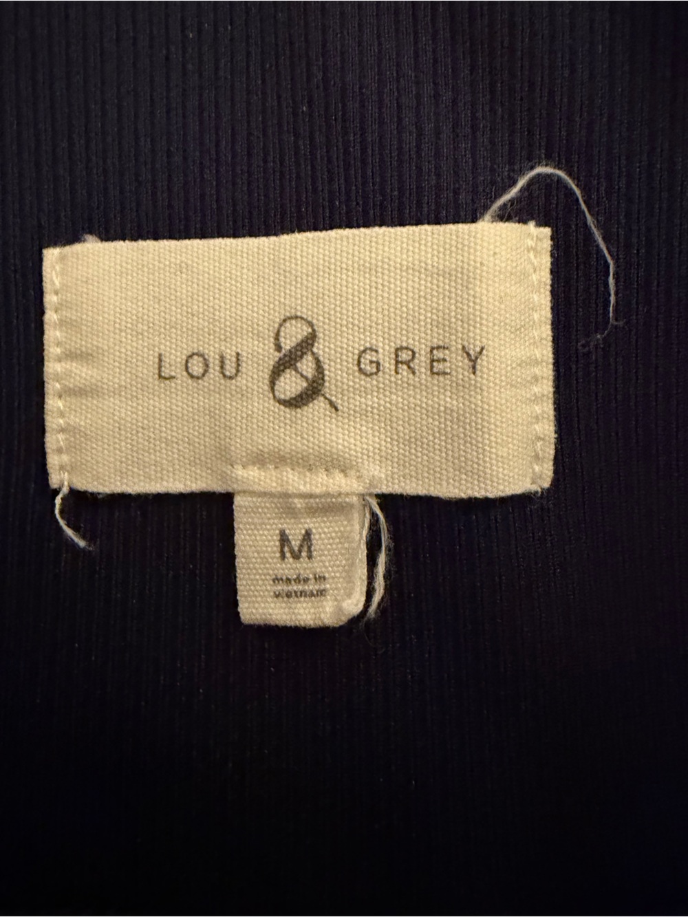 Lou & Grey Navy Wide-Leg Pull-On Pants - Picture 3 of 4